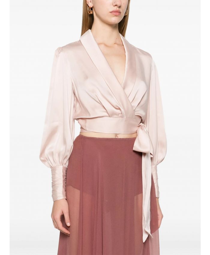 Zimmermann - silk wrap top