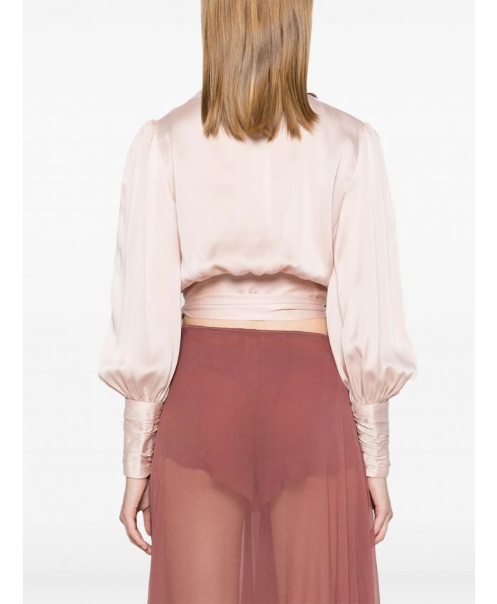 Zimmermann - silk wrap top