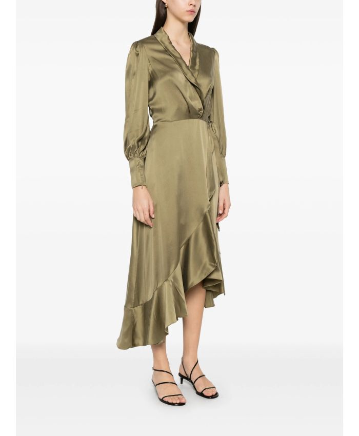 Zimmermann - wrap silk midi dress