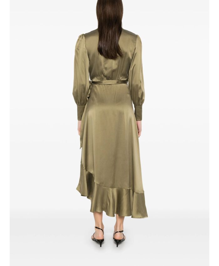 Zimmermann - wrap silk midi dress