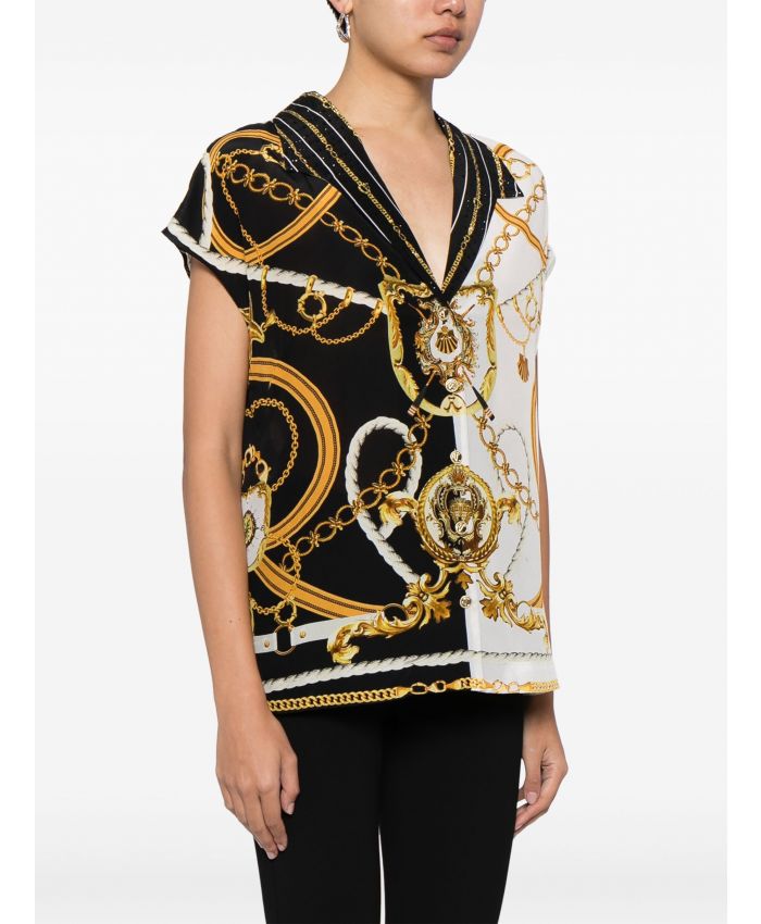 Camilla - baroque-pattern silk shirt