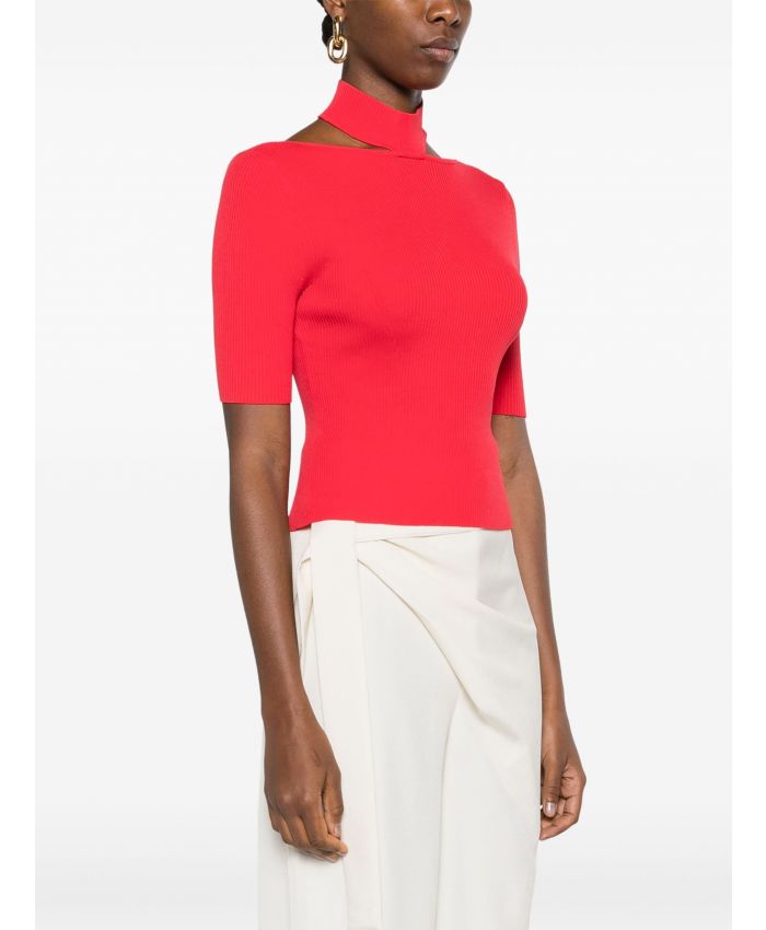 Cult Gaia - Brianna ribbed knitted top