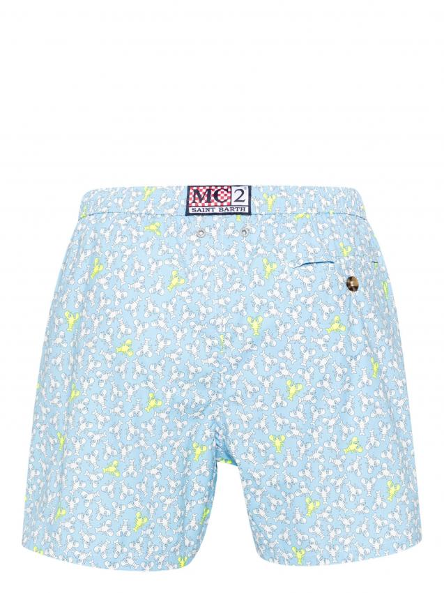 Mc2 Saint Barth - lobster-print swim shorts