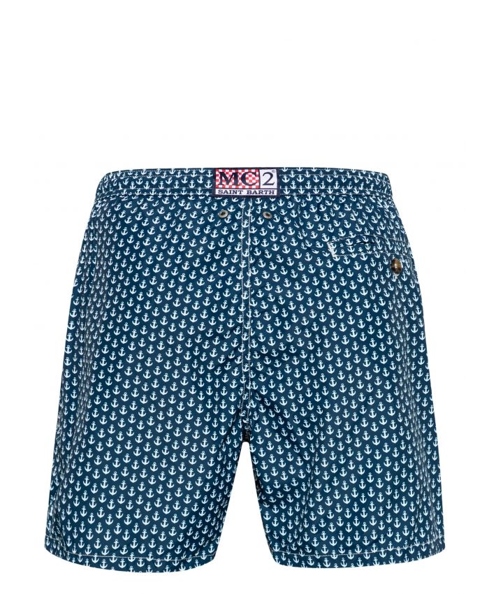 Mc2 Saint Barth - Anchor-print swim shorts