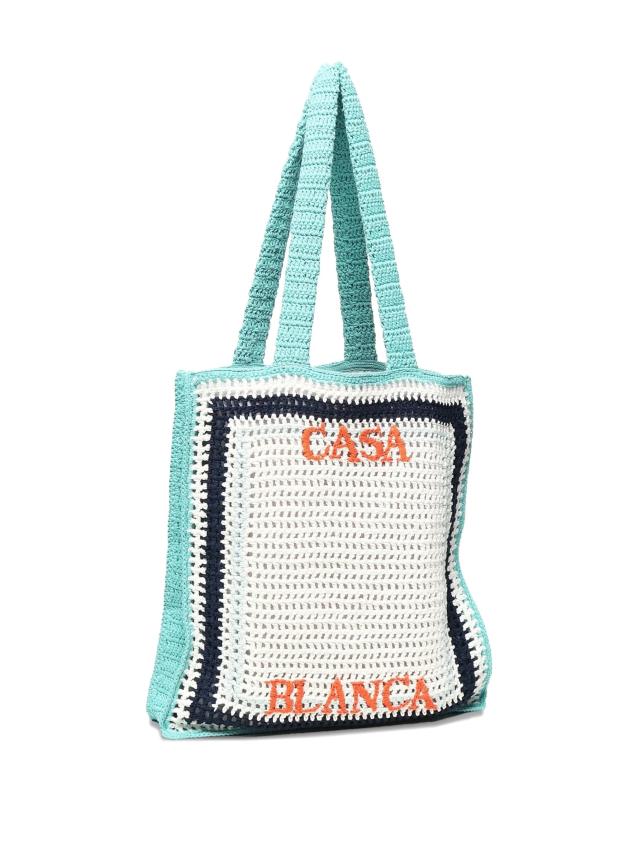 Casablanca - crochet-detail tote bag