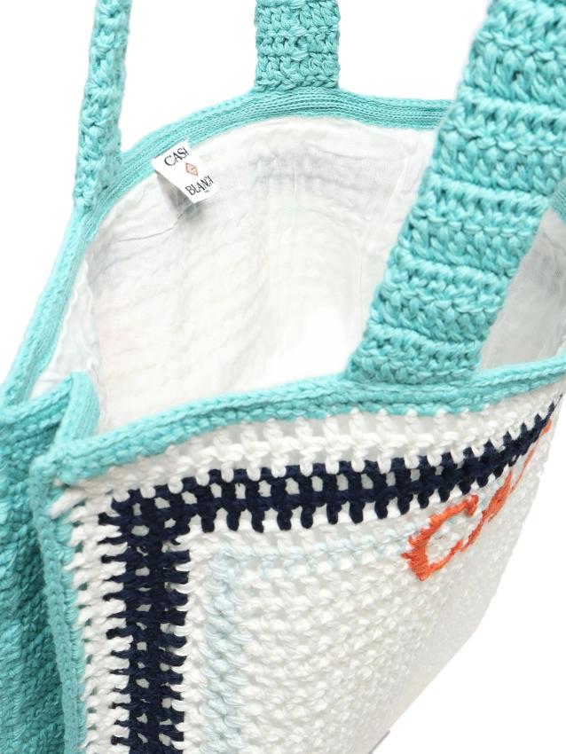 Casablanca - crochet-detail tote bag