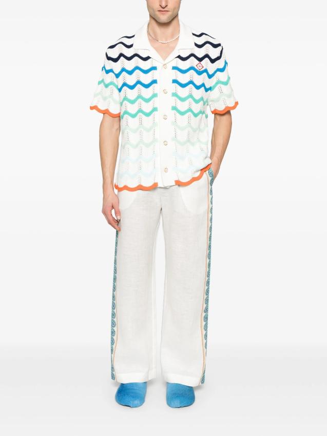 Casablanca - gradient wave shirt