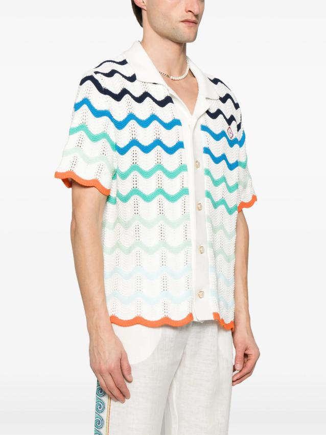 Casablanca - gradient wave shirt