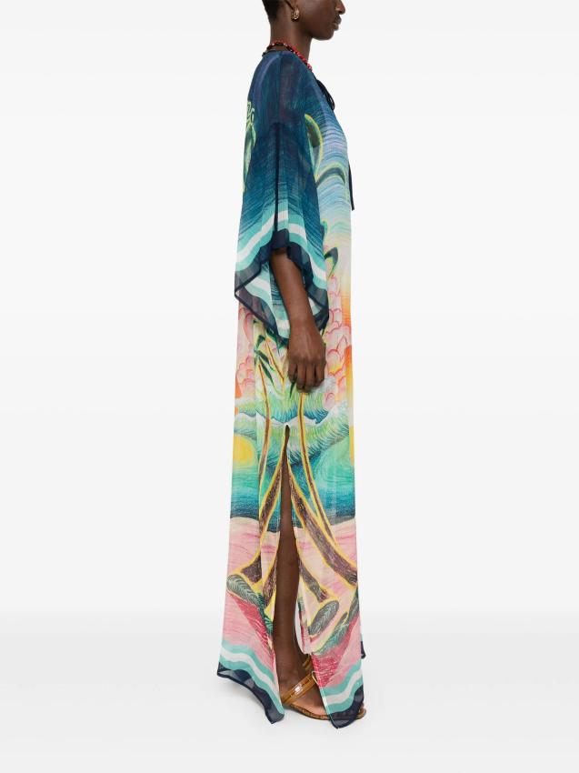 Casablanca - silk chiffon maxi dress