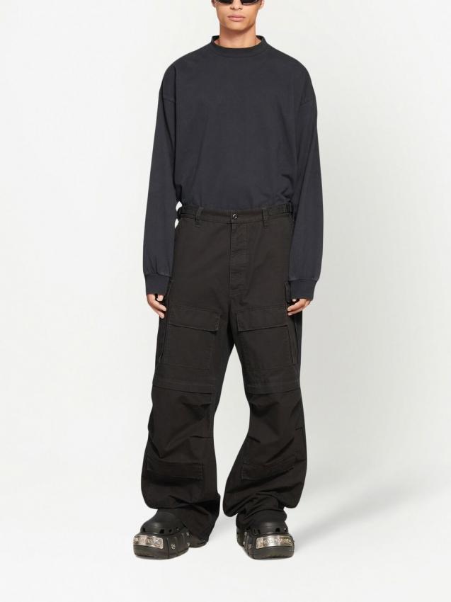 Balenciaga - Hybrid wide-leg trousers