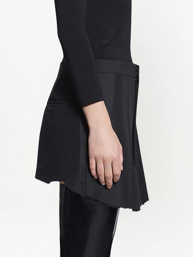 Balenciaga - tailored cut-up mini skirt