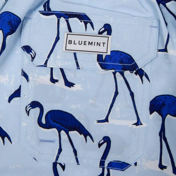 Bluemint - Arthus mid-length swim shorts ice flamingo