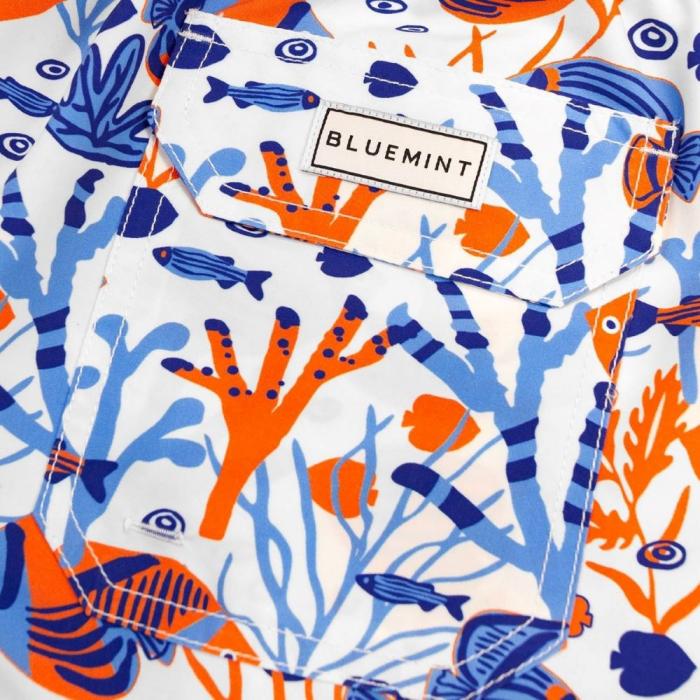 Bluemint - Arthus mid-length swim shorts secret bay