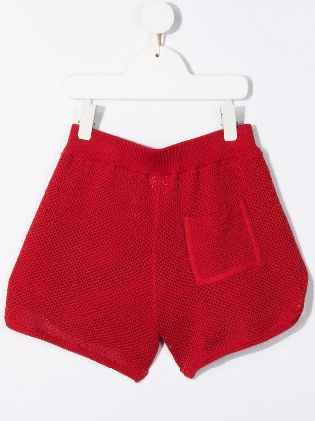 Brunello Cucinelli Kids - perforated Bermuda shorts