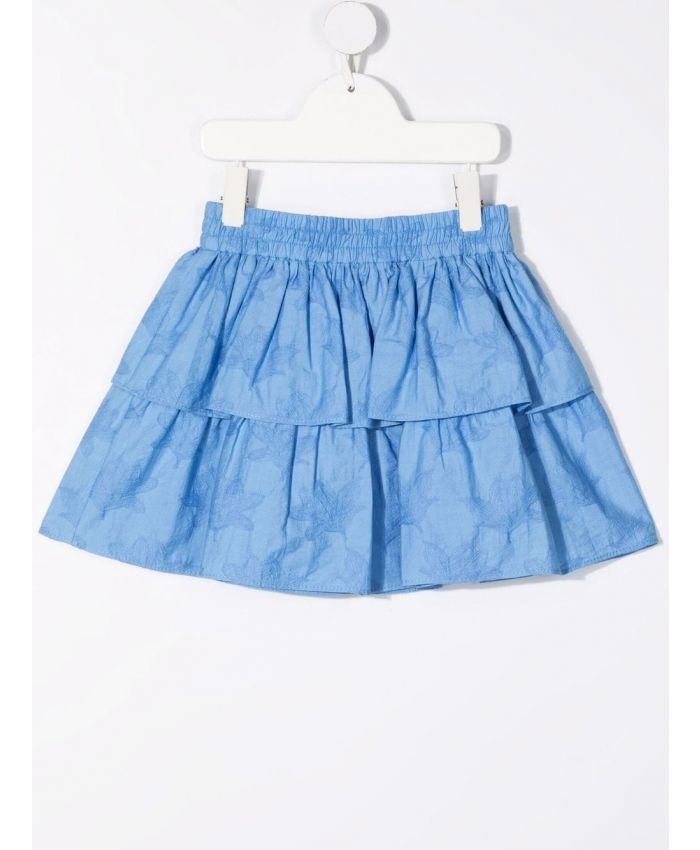 Brunello Cucinelli Kids - patterned ra-ra skirt