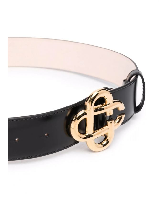 Casablanca - mens cc logo buckle belt