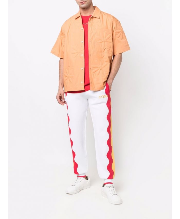 Casablanca - side stripe-print track pants