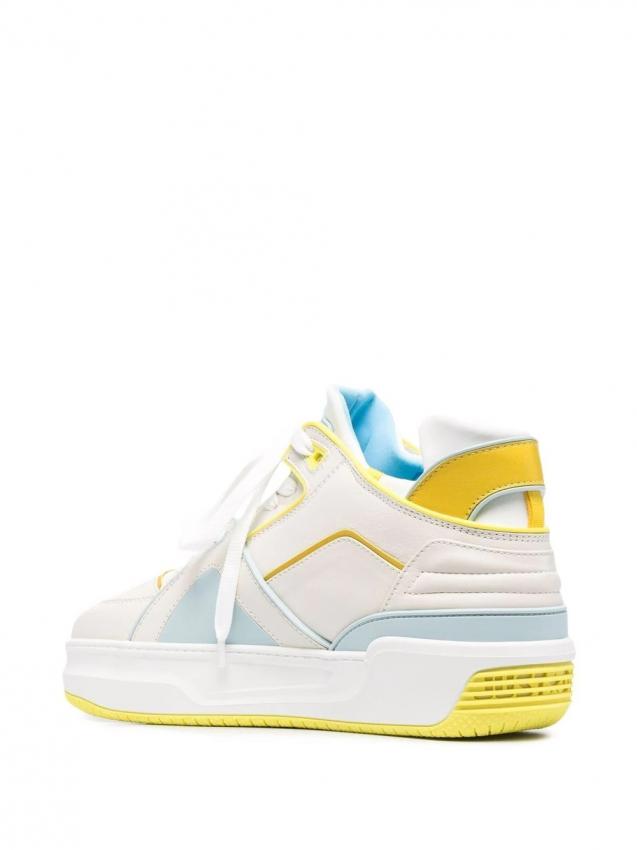 Just Don - colour-block panelled trainers