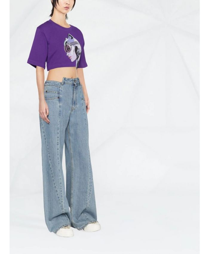 Lanvin - catwoman cropped top