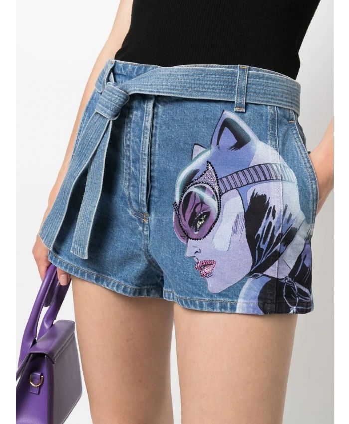 Lanvin - catwoman print shorts