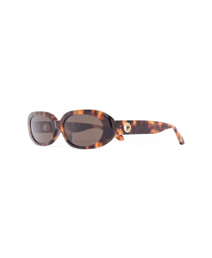 Linda Farrow - tortoiseshell-effect tinted sunglasses