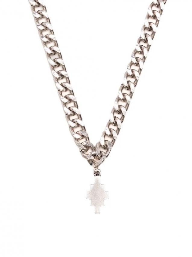Marcelo Burlon County of Milan - (cross necklace silver no color) man - s22 shipping 01-jan-22 to 31-mar-22