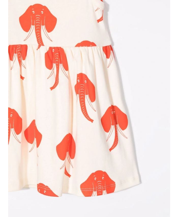 Mini Rodini - elephant-print sleeveless dress