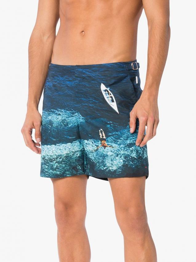 Orlebar Brown - Deep Sea Mid-Length Swim Shorts