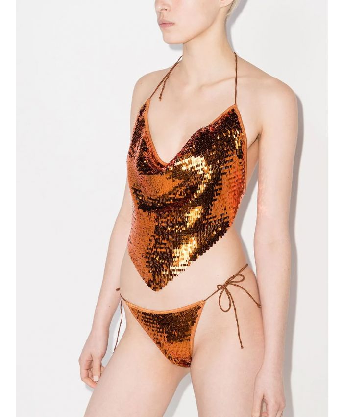 Oseree - sequin-embellished bikini set