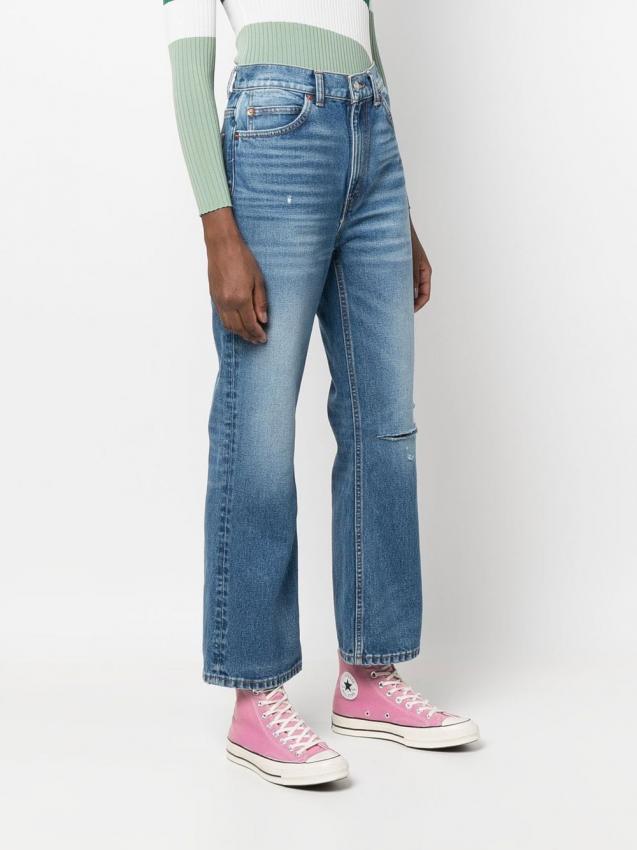 RE/DONE - high-rise flared jeans