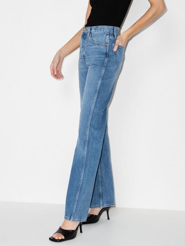 RE/DONE - 90s high rise straight-leg jeans