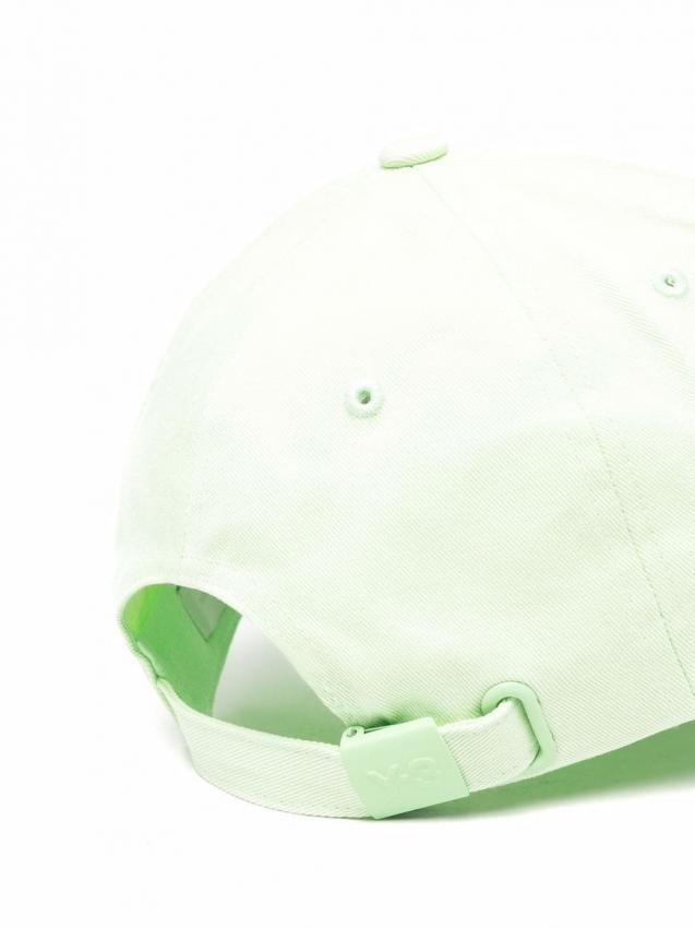Y-3 - logo-patch cotton cap