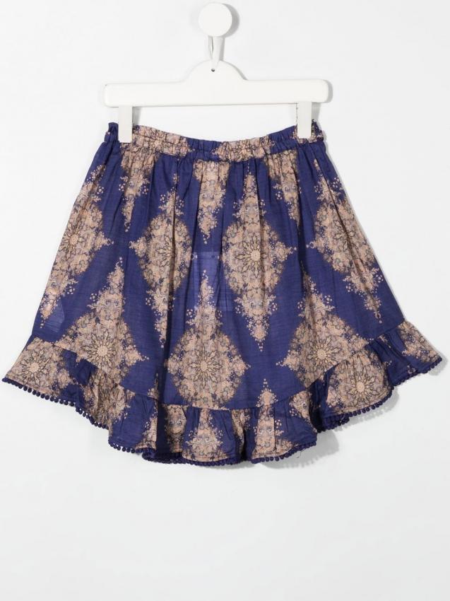 Zimmermann Kids - Anneke patterned flounce skirt