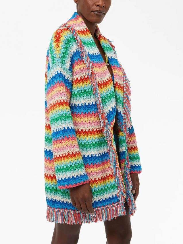 Alanui - Over The Rainbow knit cardigan