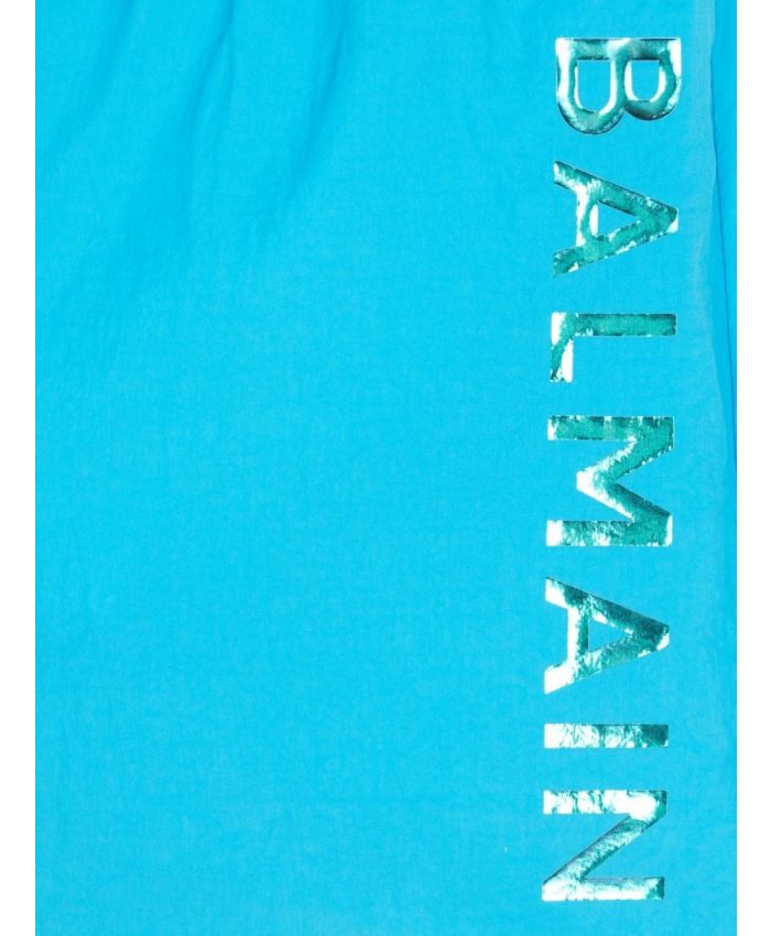 Balmain Kids - logo-print swim shorts