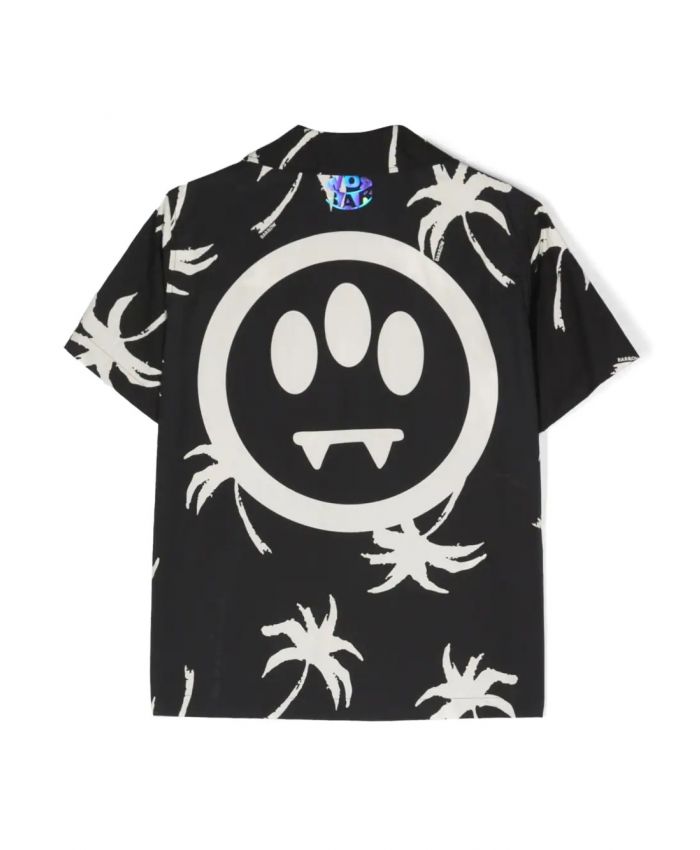 Barrow Kids - palm tree-print shirt