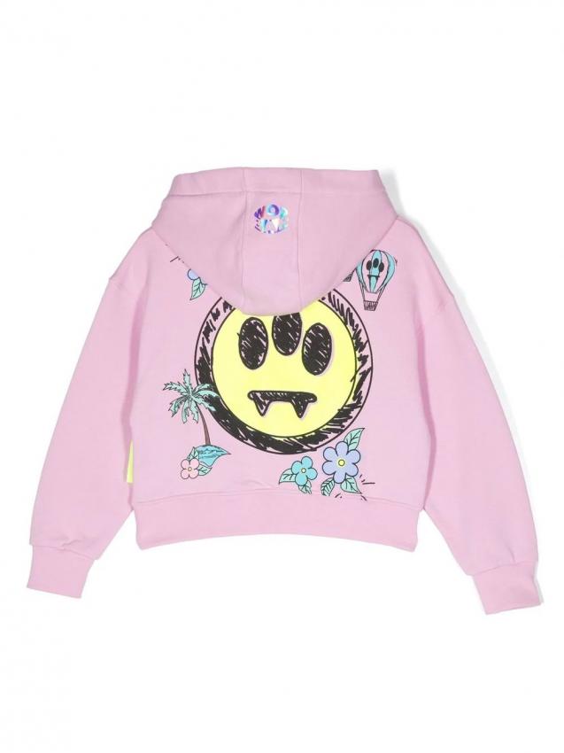 Barrow Kids - graphic-print pullover hoodie