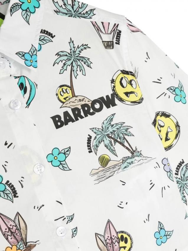 Barrow Kids - graphic-print short-sleeved shirt