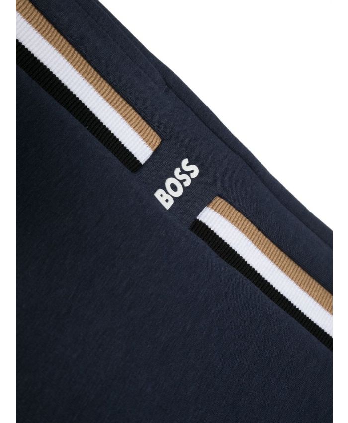 Boss Kids - logo-print track shorts