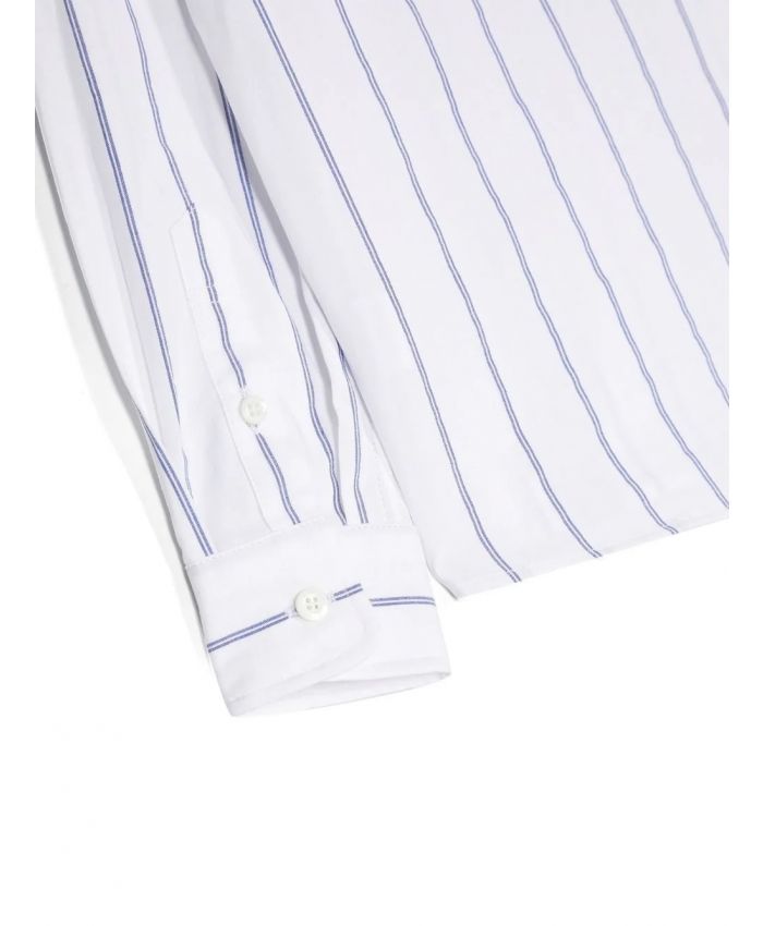 Brunello Cucinelli Kids - stripe-pattern cotton shirt