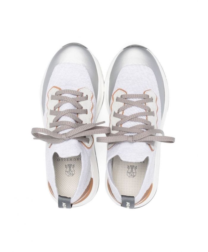 Brunello Cucinelli Kids - lace-up sneakers