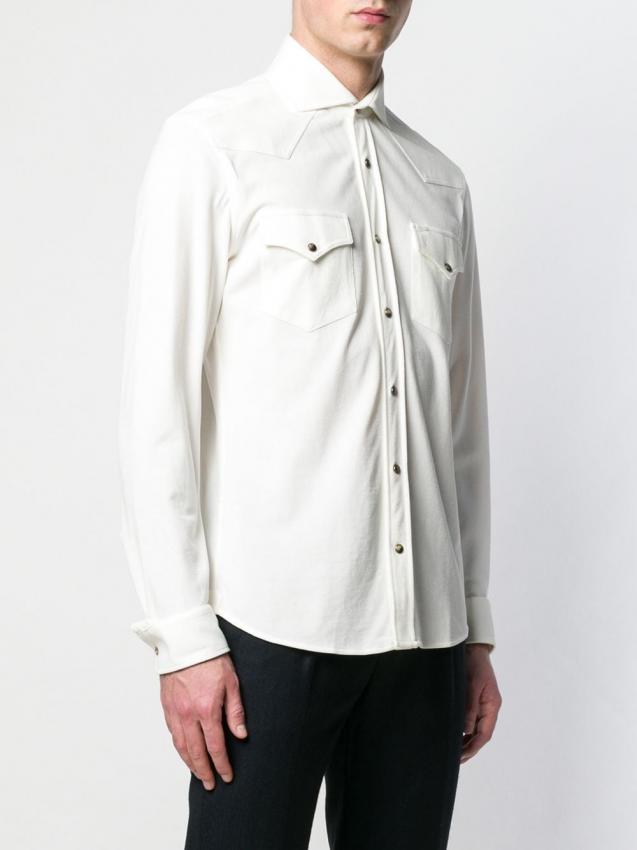 Brunello Cucinelli - chest pocket shirt