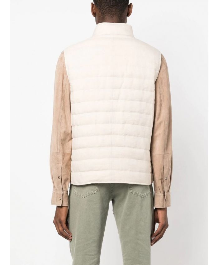 Brunello Cucinelli - feather-down padded gilet