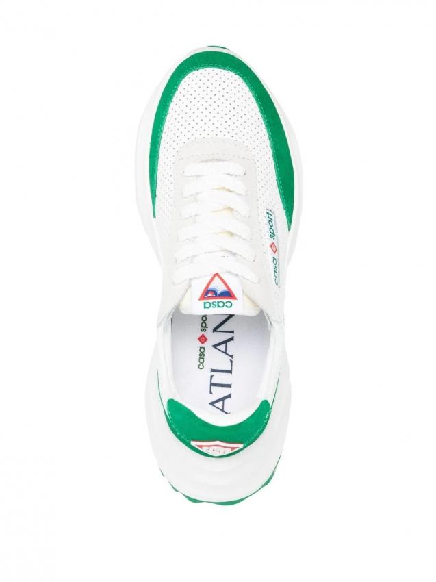 Casablanca - Atlantis perforated lace-up sneakers