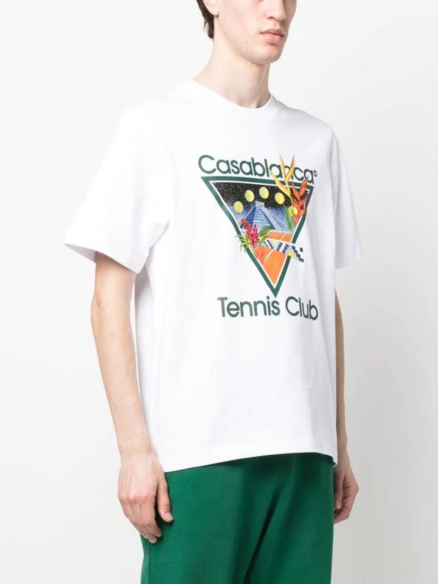 Casablanca - logo-print cotton T-shirt