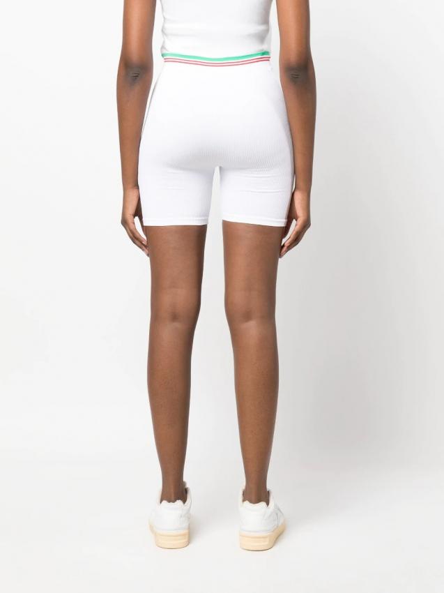 Casablanca - ribbed knee-length shorts
