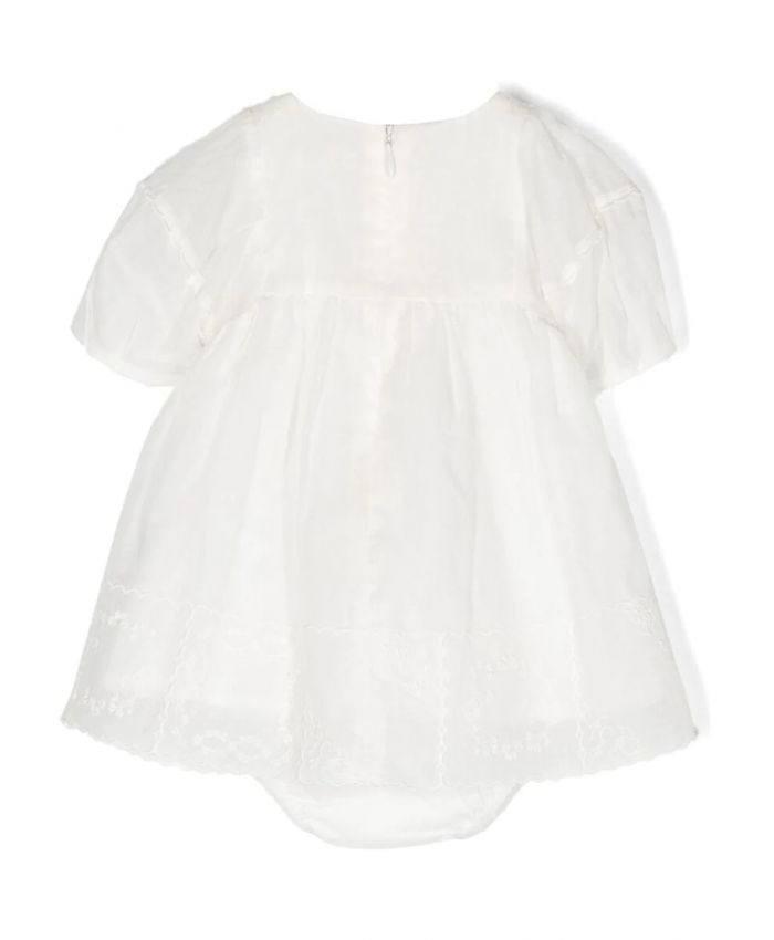 Chloe Kids - lace-trimmed bloomer dress set