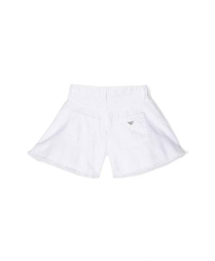 Emporio Armani Kids - above-knee cotton shorts