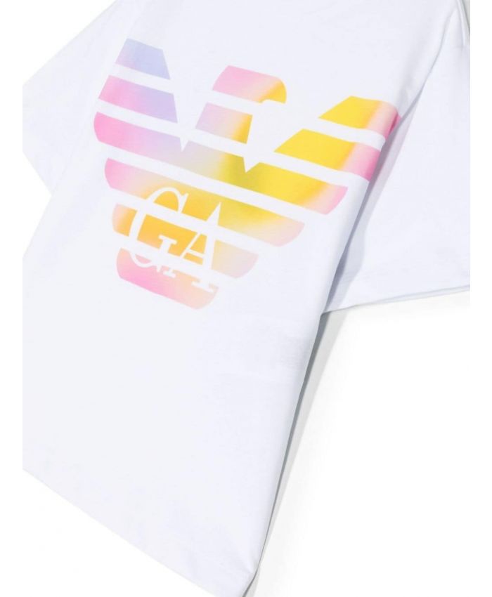 Emporio Armani Kids - logo print short-sleeve T-shirt