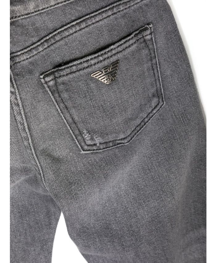 Emporio Armani Kids - J75 distressed denim jeans